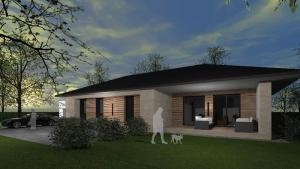 Új építésű,szabadon álló családi ház, méretes telken, garázzsal eladó Oladon