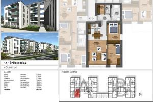 Földszinti, 2 szoba + nappalis, újépítésű lakás foglalható,  Szombathely, Joskar-ola városrész