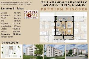 Prémium lakásprojekt - 3. emelet 21. lakás