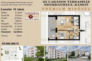 Prémium lakásprojekt - 3. emelet 19. lakás