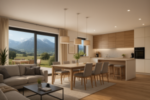 Ausztria, Schandorf - Katharina lakóparkban újépítésű családi házak foglalhatók