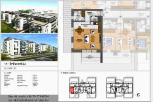 Jó áron! Újépítésű lakás foglalható, liftes házban, Szombathely, Joskar-Ola